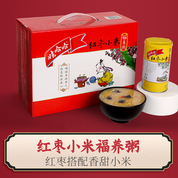 娃哈哈 紅棗小米福養粥360g*12瓶整箱