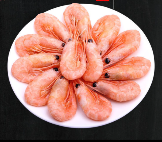 北极冰虾1kg 北极甜蝦　籽蝦 冷凍品  丹麦産特价2460原价2736