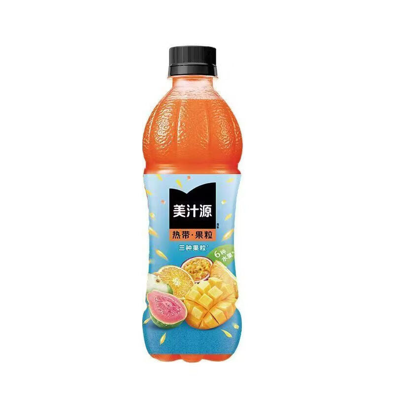 美汁源 热带水果粒450ml