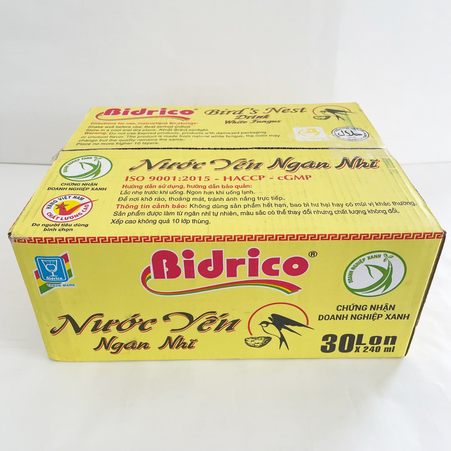 燕の巣ドリンク240ml 燕窝银耳 新品特价150 原价188 越南产Nước yến Bidrico xuất xứ:Việt Nam