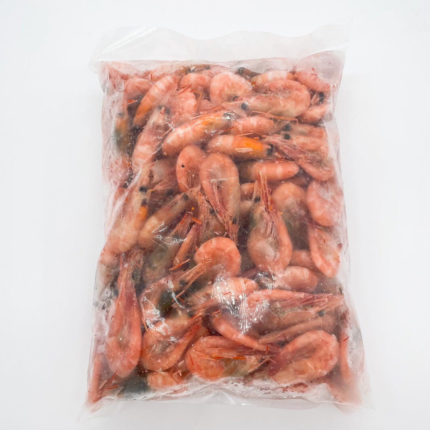 特惠中 北极冰虾1kg(90-120头)*2袋 北极甜蝦 籽蝦 冷凍品 爱沙尼亚産/丹麦 ボイル赤海老