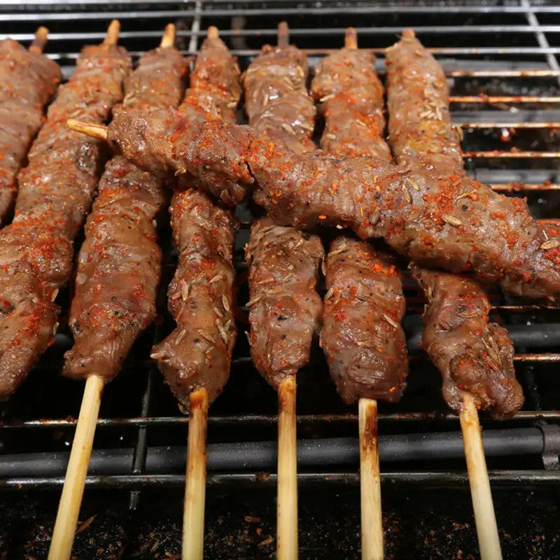 羊肉串香辣味 調味料付 200g+牛肉串麻辣味200g 澳大利亚産 日本国内加工 冷凍品