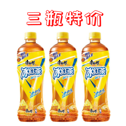 康師傅 冰紅茶 500ml*3瓶