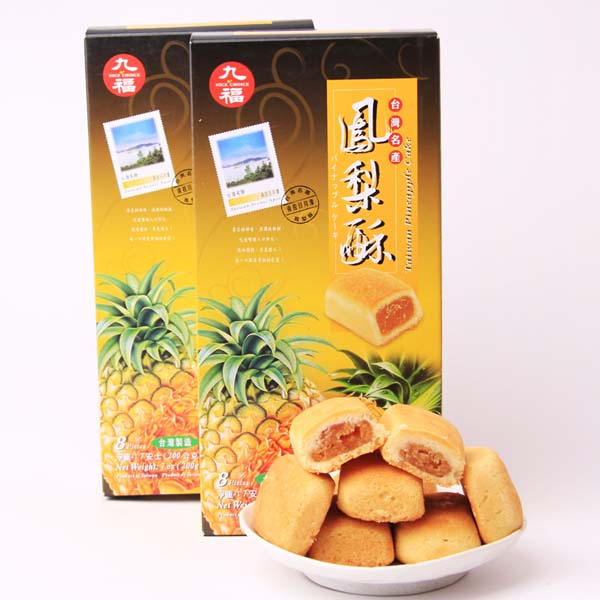 九福 鳳梨酥 200g  （盒装 ） （内含8小袋）*3袋 台湾産