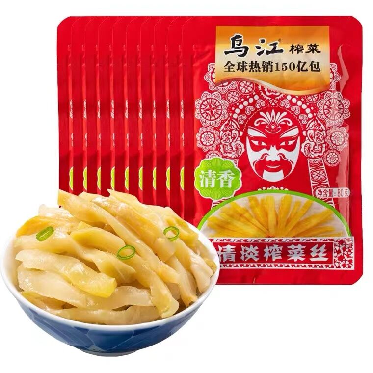 烏江 清淡搾菜 (清香) 80g 不辣