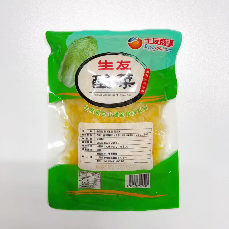生友 酸菜 500g 东北风味腌制酸菜