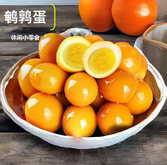 塩津鋪子 蛋皇うずらの卵 鵪鶉蛋 塩局味128g 内含独立小包装（副本）