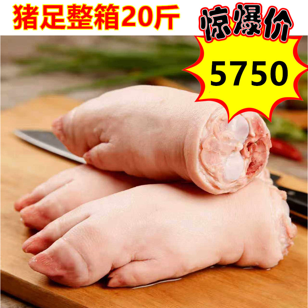 猪足单个整箱10kg  冷冻品