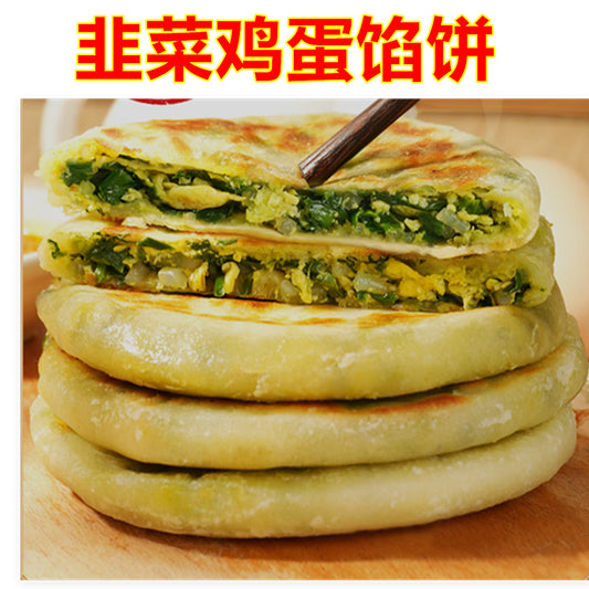 日日 韭菜鶏蛋餡餅4个入