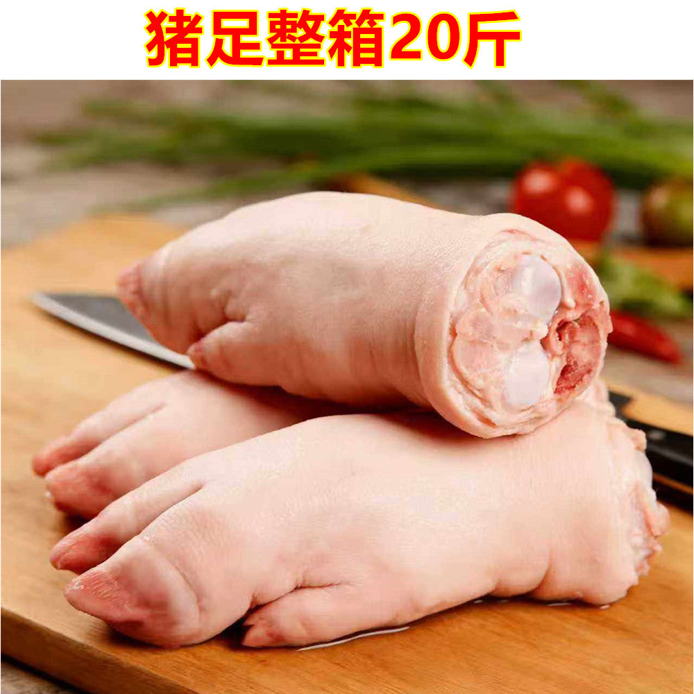 猪足单个整箱10kg  冷冻品