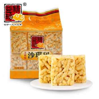 精益珍 芝麻沙琪瑪 368g （每袋内含12个个独立小包装）