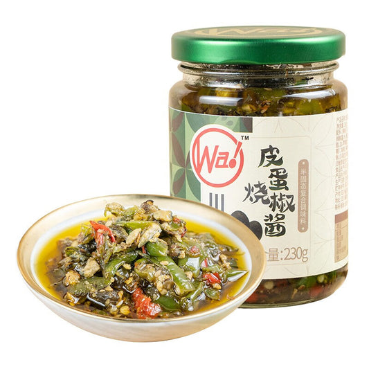 川娃子 皮蛋焼椒醤 200g