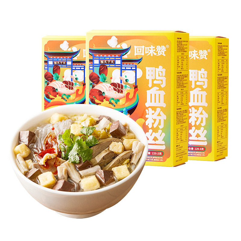 回味贊鴨血粉絲汤239g*3盒