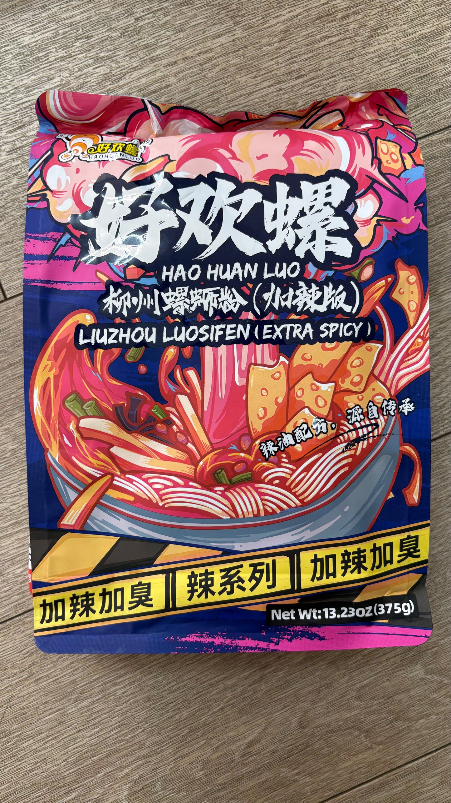 好歓螺螺蛳粉 加臭加辣375g 螺蛳粉