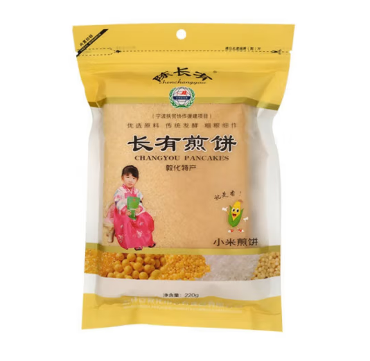 長有小米煎餅 220g