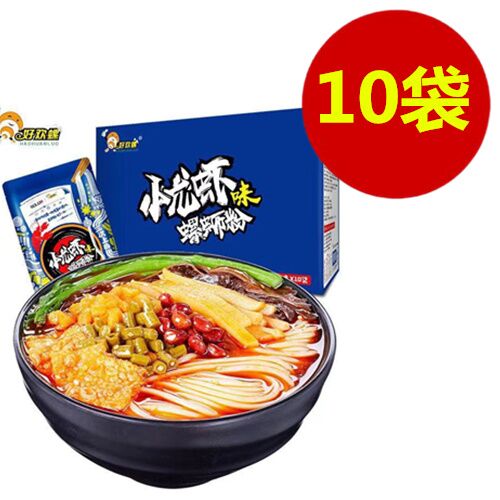 好歓螺小龍蝦味螺師粉320g*10袋整箱