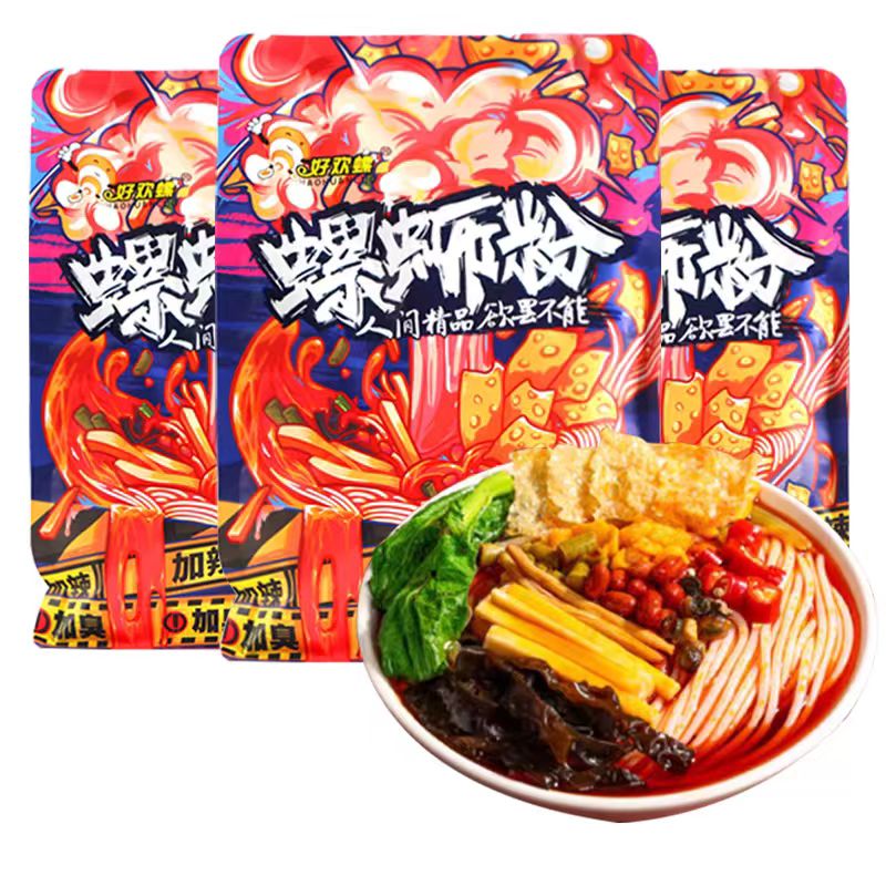 好歓螺螺蛳粉 加臭加辣375g 螺蛳粉