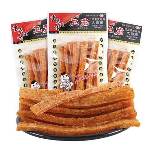 衛龍大面筋（中国辣条）102g*10袋