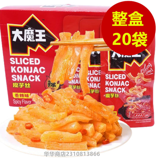大魔王 魔芋絲 香辣味18g*20袋整盒