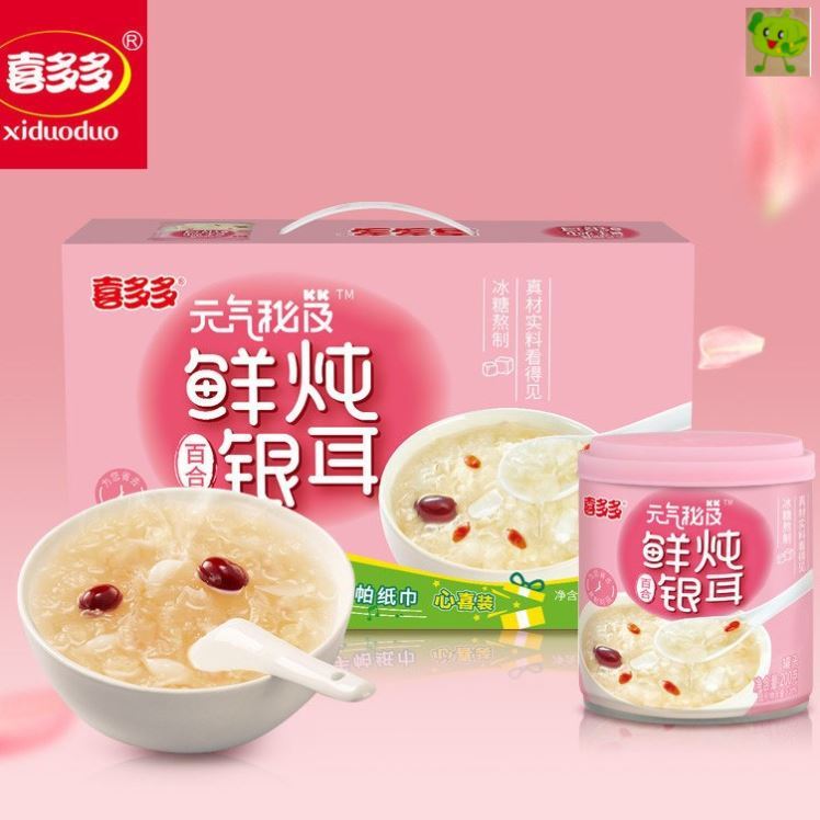 喜多多 鮮炖銀耳 200g200g*12罐整箱 鲜炖银耳