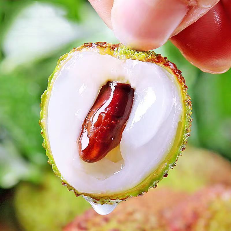 预售  空运新鲜中国妃子笑荔枝 整箱 4斤 冷蔵品 冷藏保鲜发货