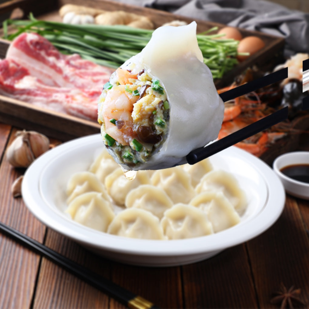 豚肉三鮮水餃子 500g（猪肉 虾仁 韭菜） 冷冻品