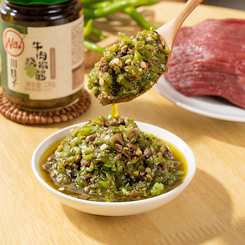川娃子牛肉烧椒酱235g调味料