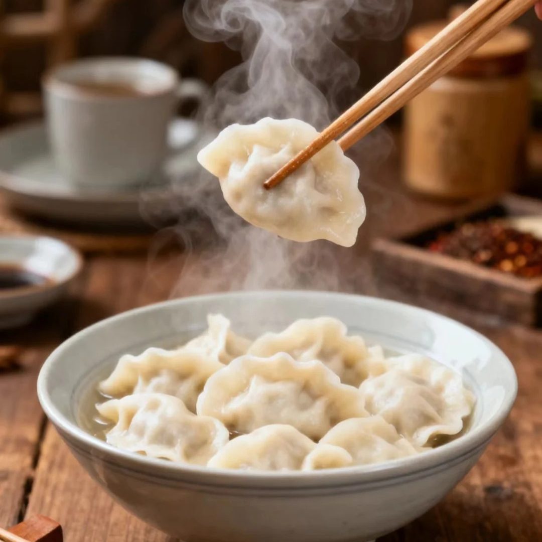 思念猪肉韭菜灌湯水餃454g　　冷凍品