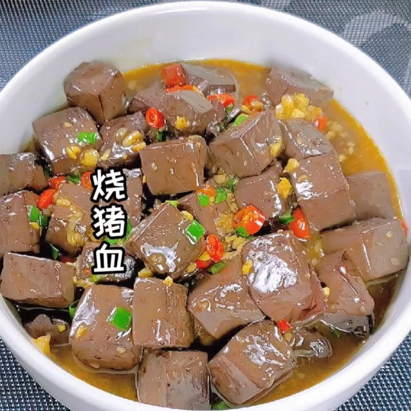 常温猪血   猪血豆腐（豚血加工品）300g　
