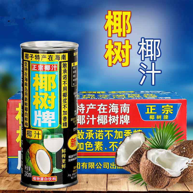 椰樹牌 椰子汁 245mL*24罐 椰乃 – 华华商店01