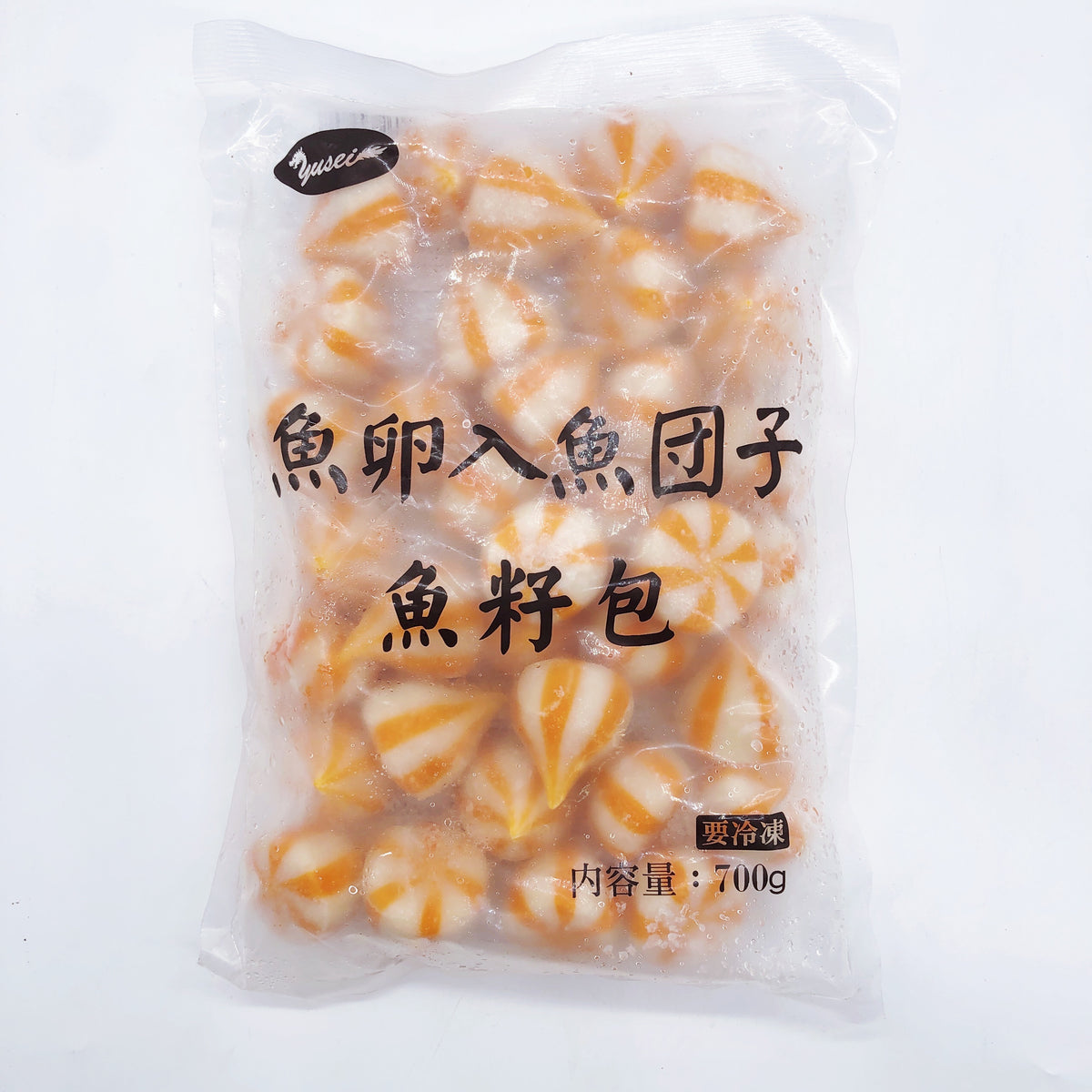 鱼籽包700g  火锅丸子魚卵入り魚肉団子30个左右　冷凍品