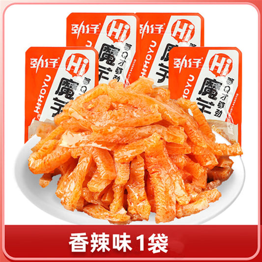 劲仔魔芋爽素毛肚红油香辣味18g