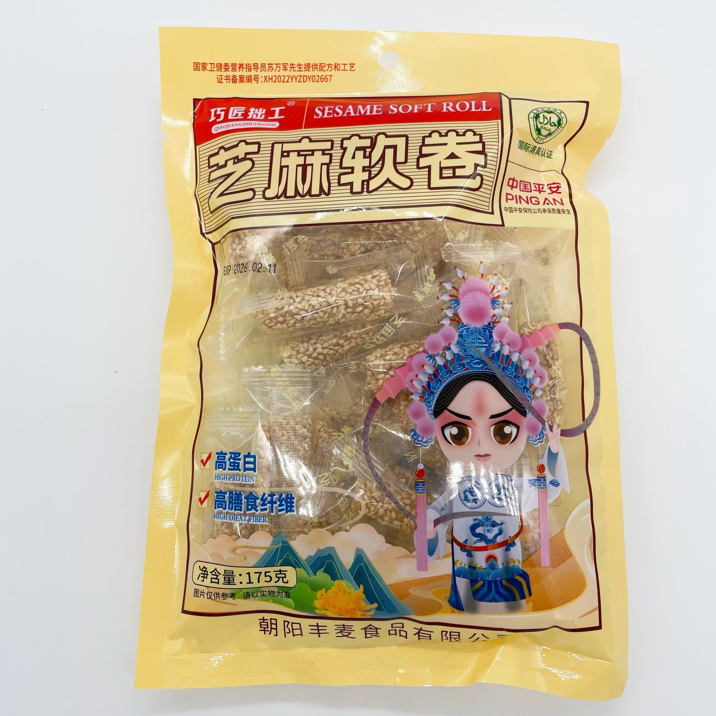 豊麦芝麻軟巻175g
