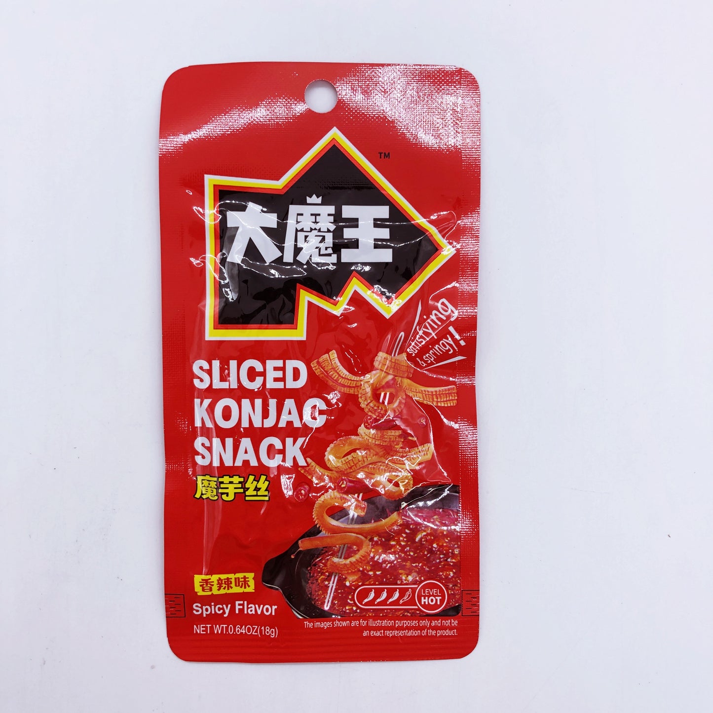 大魔王 魔芋絲 香辣味18g*10袋