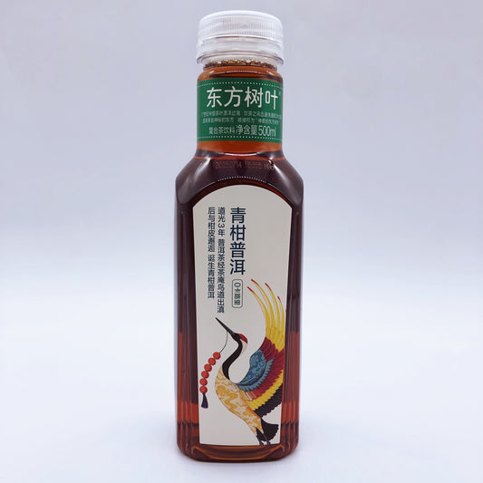 東方樹葉 青桔普洱 500ml
