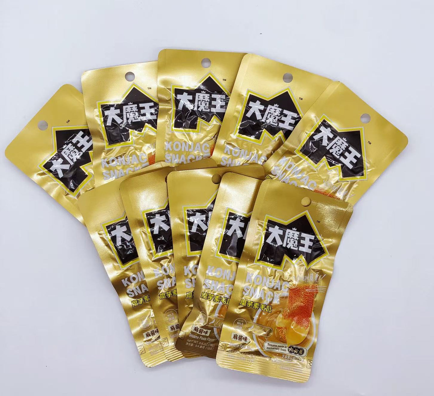 大魔王魔芋爽素毛肚18g*10袋