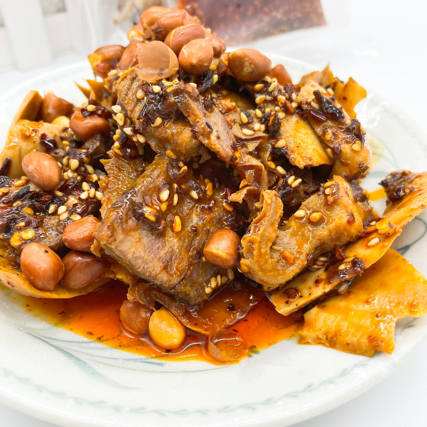 亮哥 夫妻肺片 （肉包有：牛肉牛肚牛心管+酱包微辣+花生包+辣椒油包）