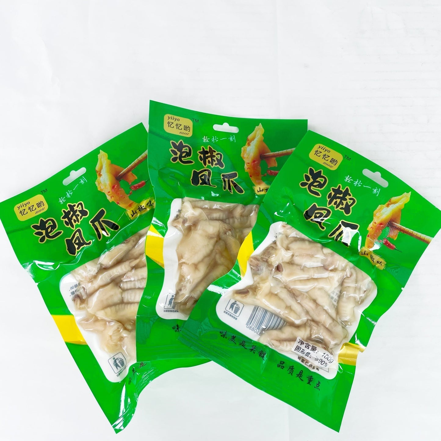 青松泡椒鶏爪100g*10袋 日本国内加工 冷蔵品