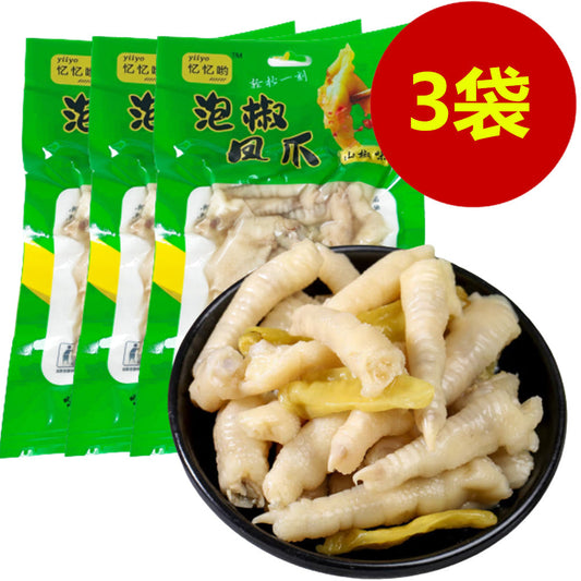 青松泡椒鶏爪100g*3袋 日本国内加工 冷蔵品