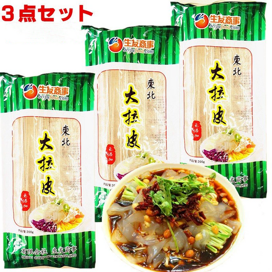 生友 東北大拉皮タンミョン 200g*3袋