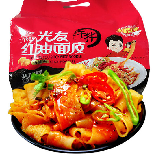 光友牌 紅油面皮 香辣味 100g×4袋入