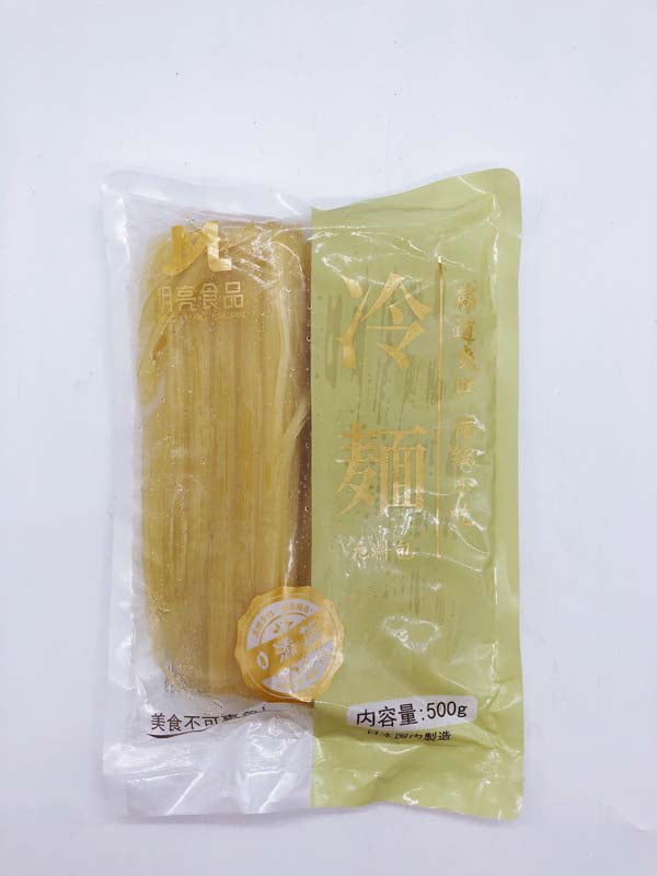 亮哥冷面（無料包）500g   大冷面无调料包  冷凍品