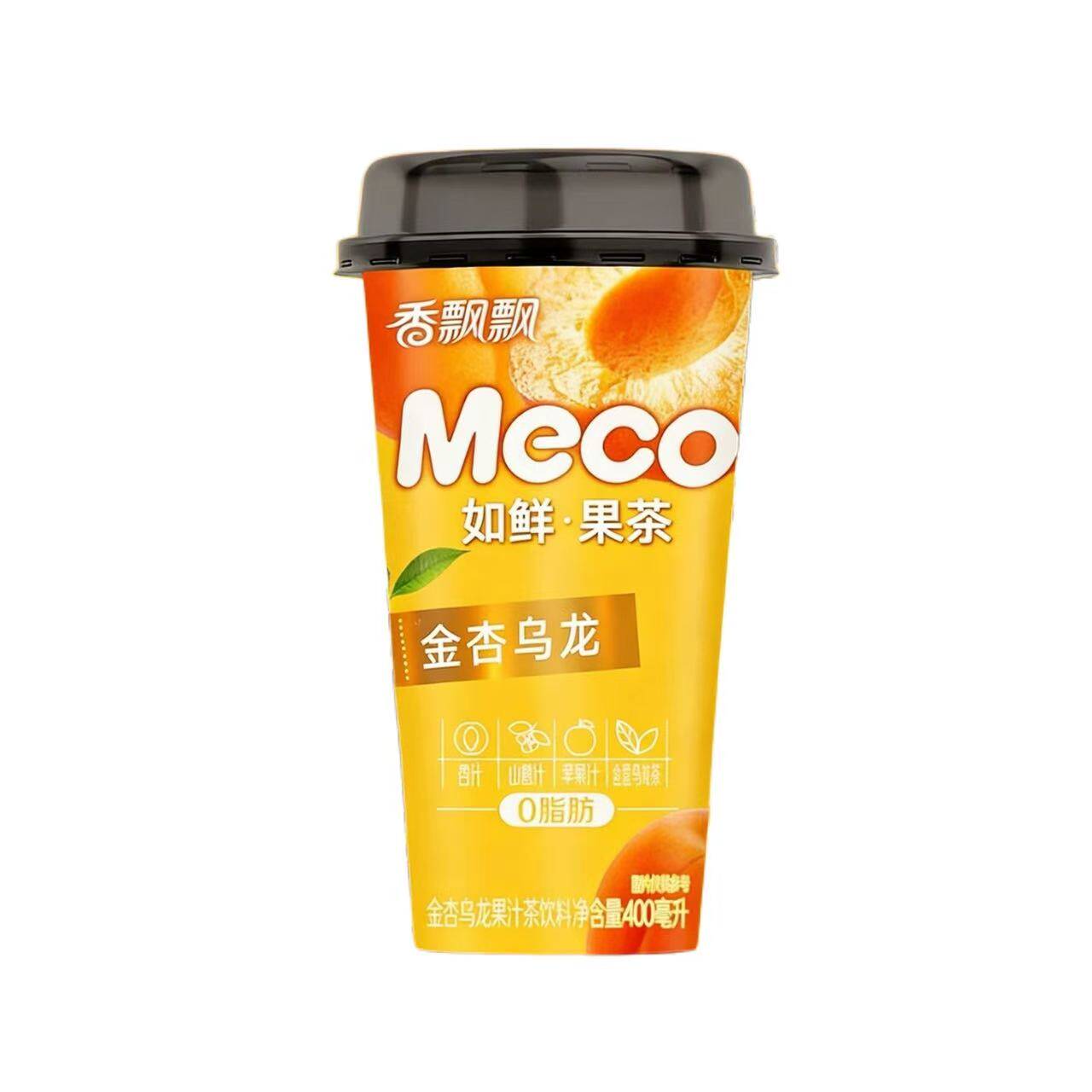 香飄飄金杏烏龍果茶400ml
