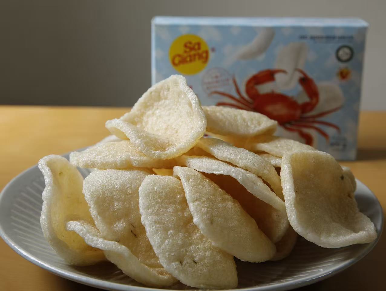 バインフォンクアー 200g 越南产 蟹味饼干  蟹片