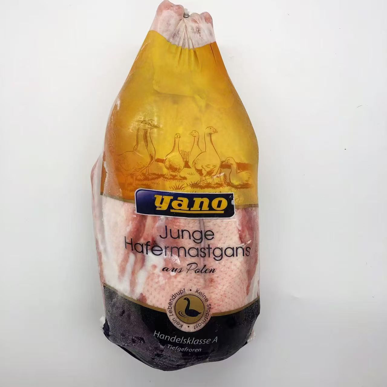 大鹅 大鵝 ガチョウ 波兰产（每只大小不同按重量算钱，一只约4KG）每只约8500-9500日元 冷冻品