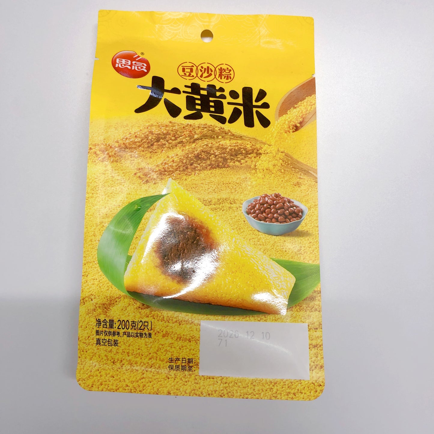 思念 大黄米豆沙粽子（2個入）200g