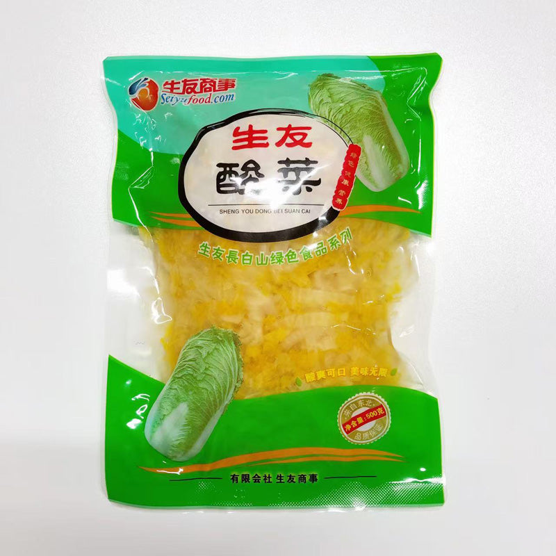 生友 酸菜 500g 东北风味腌制酸菜