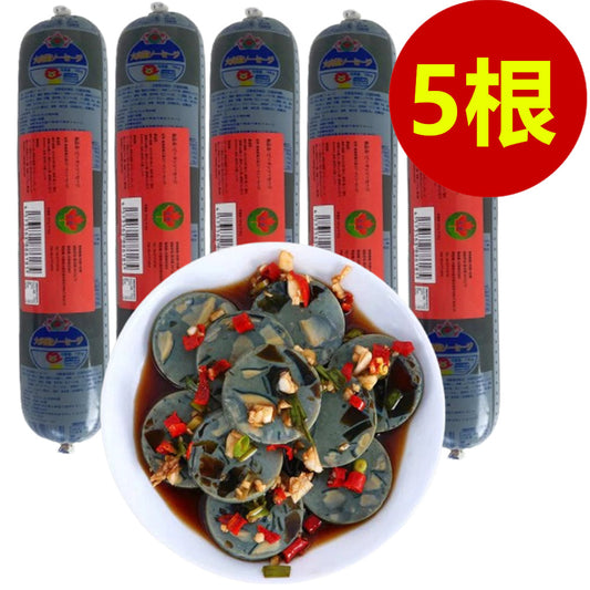 松花皮蛋腸 超大根约180-200g*5根（日本国内制作安全无添加 ）