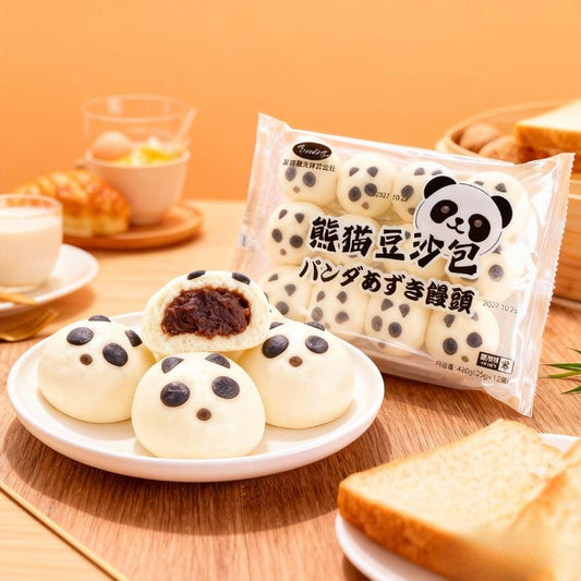 熊猫豆沙包(ハ゜ンタ゛アス゛キ)35g×12个 冷冻品