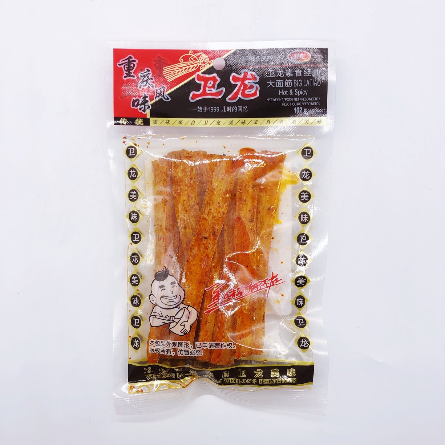 衛龍大面筋（中国辣条）102g